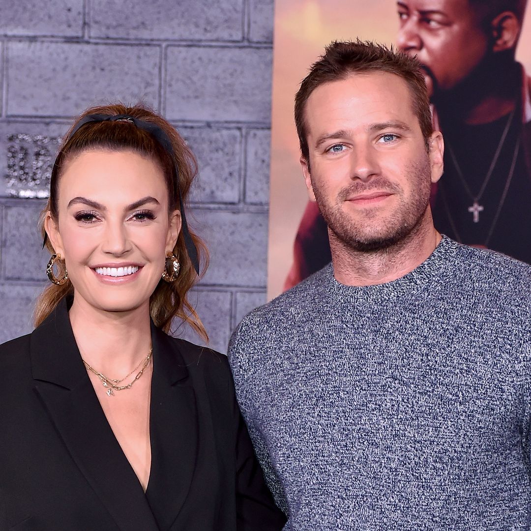 Exes Armie Hammer, Elizabeth Chambers pose for very rare photo with two kids