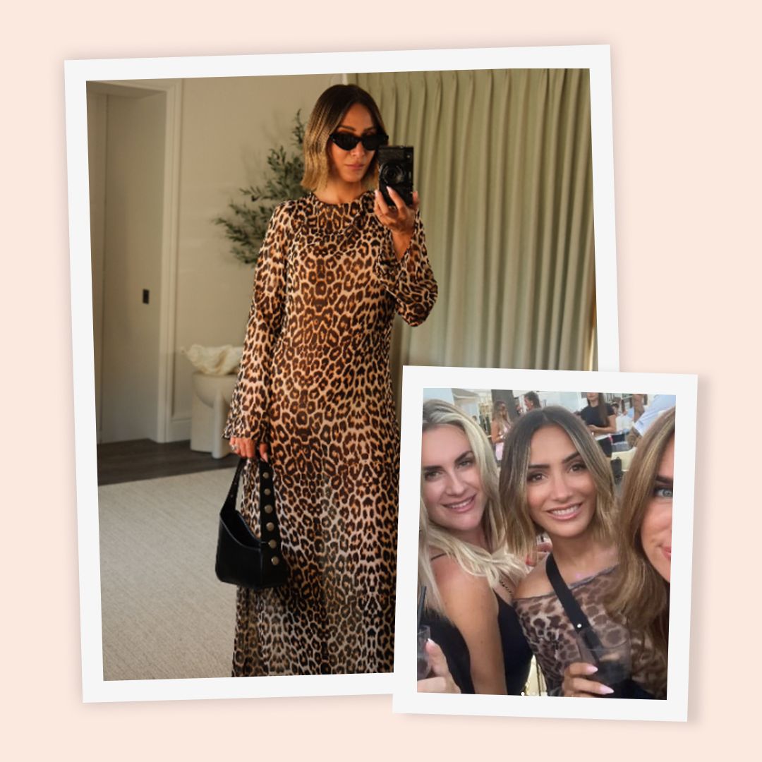 Frankie Bridge wore my dream leopard print dress in Ibiza - and it's just dropped back in stock