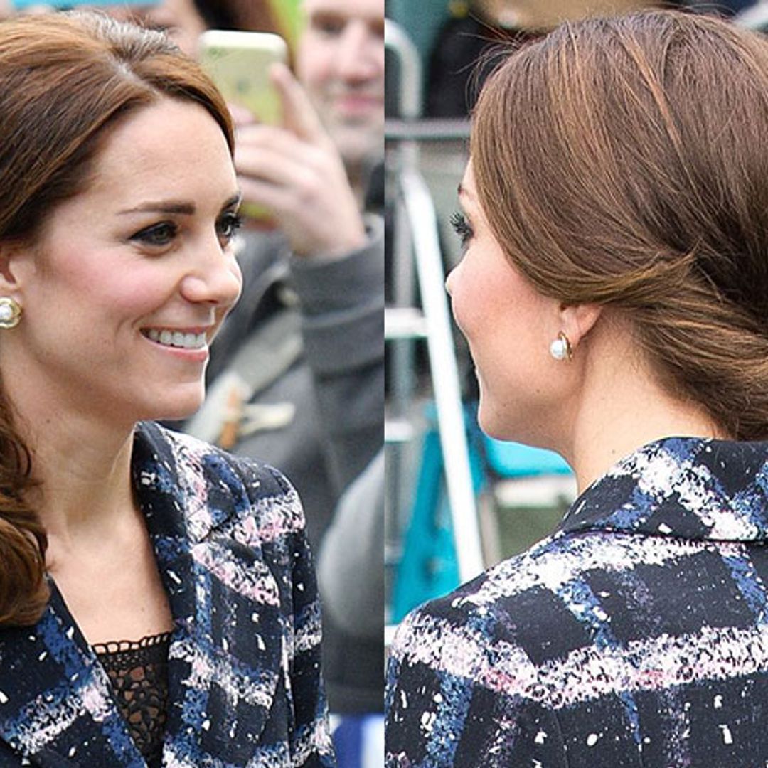 Kate ups the beauty stakes by adding a twist to a classic ponytail