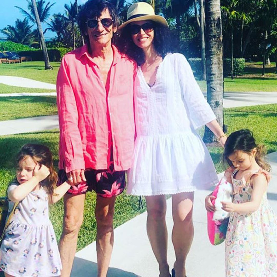 Ronnie Wood shares sweet photos of his twins on fun day out with Fearne Cotton