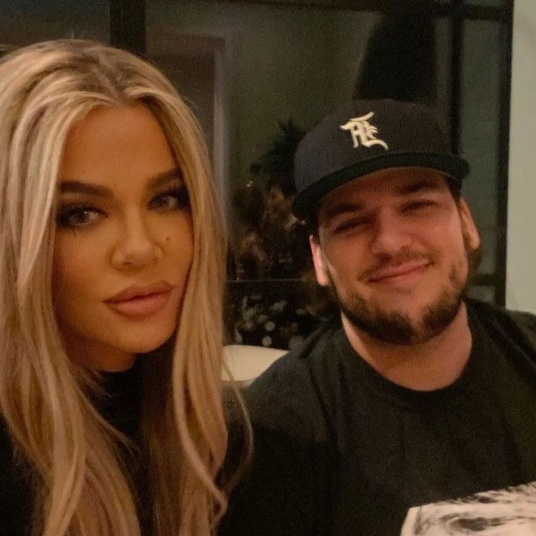 Rob Kardashian is beaming as he makes exception to be filmed with famous family and Malika Haqq