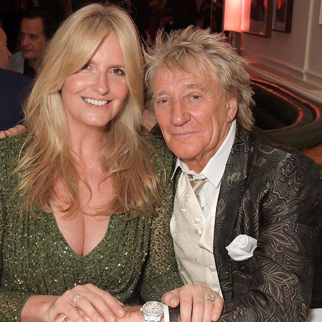 Penny Lancaster steals the show in gorgeous mini dress during date night with Rod Stewart