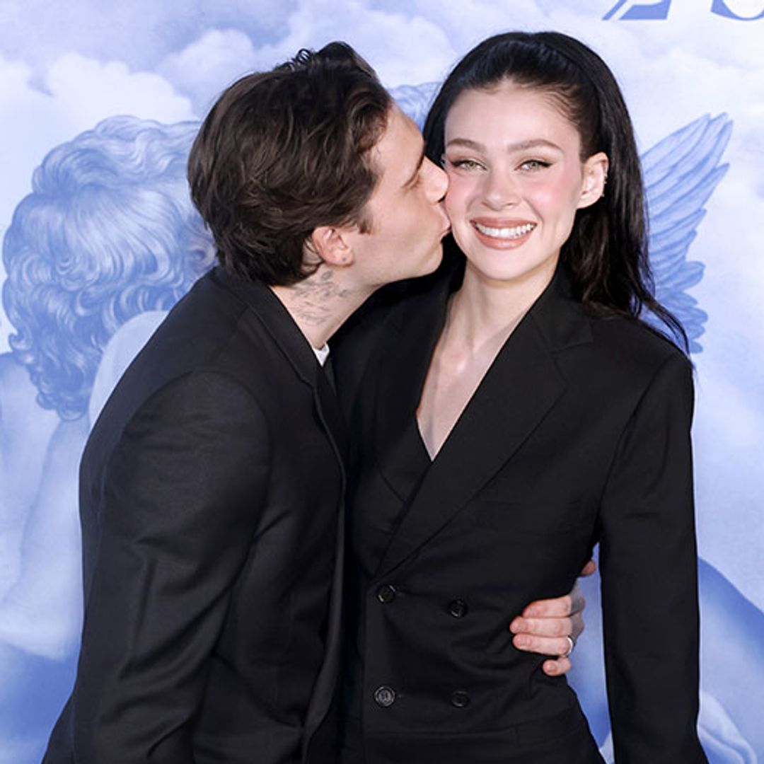 Brooklyn Beckham kisses wife Nicola Peltz before getting another tattoo at star-studded launch party