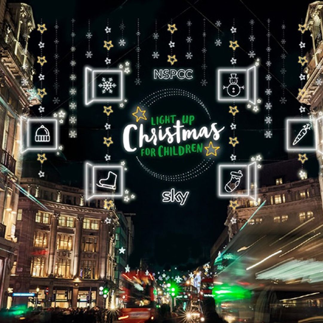Guess which star is switching on the Oxford St Christmas lights