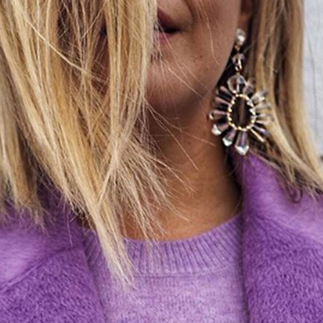 This Marks & Spencer purple coat will be a sellout -  just ask Holly Willoughby and Vogue Williams