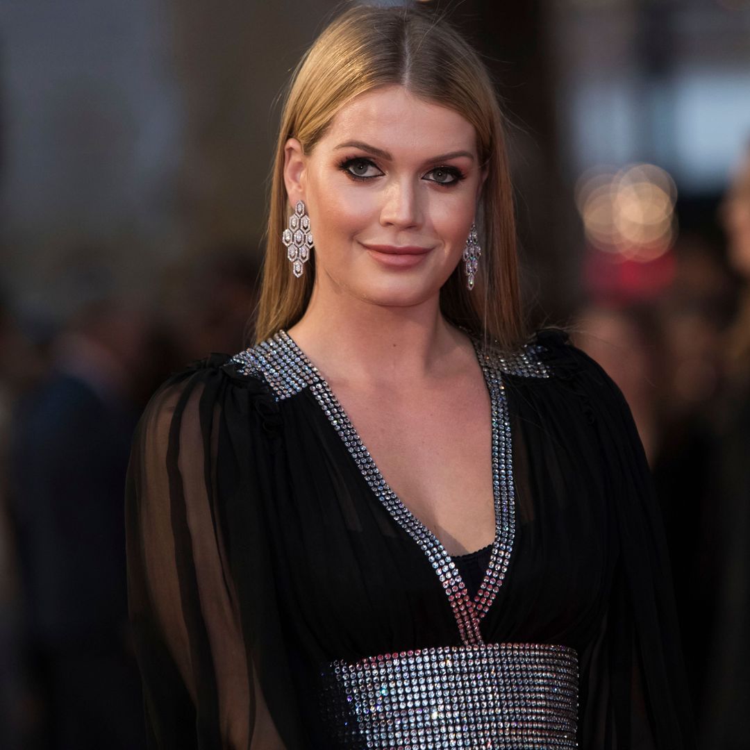Lady Kitty Spencer is a gothic dream in corseted lace bodycon