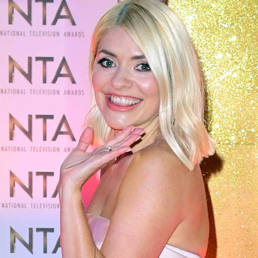 Holly Willoughby makes jaws drop in strapless princess gown at the National Television Awards 2020