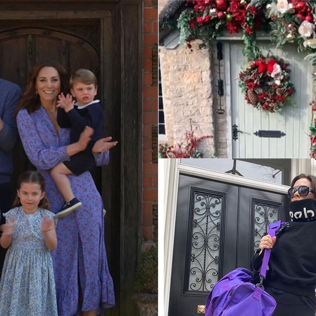 Prince William and Kate, the Beckhams and more stars showcase their impressive front doors