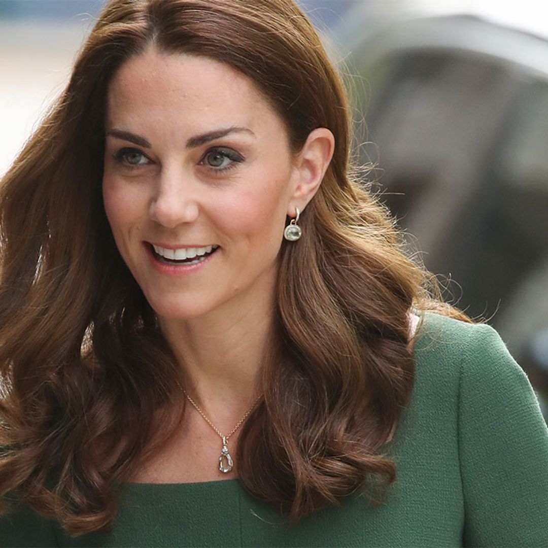 Kate Middleton wows in a glamorous green dress -  and wait until you see her Mulberry bag