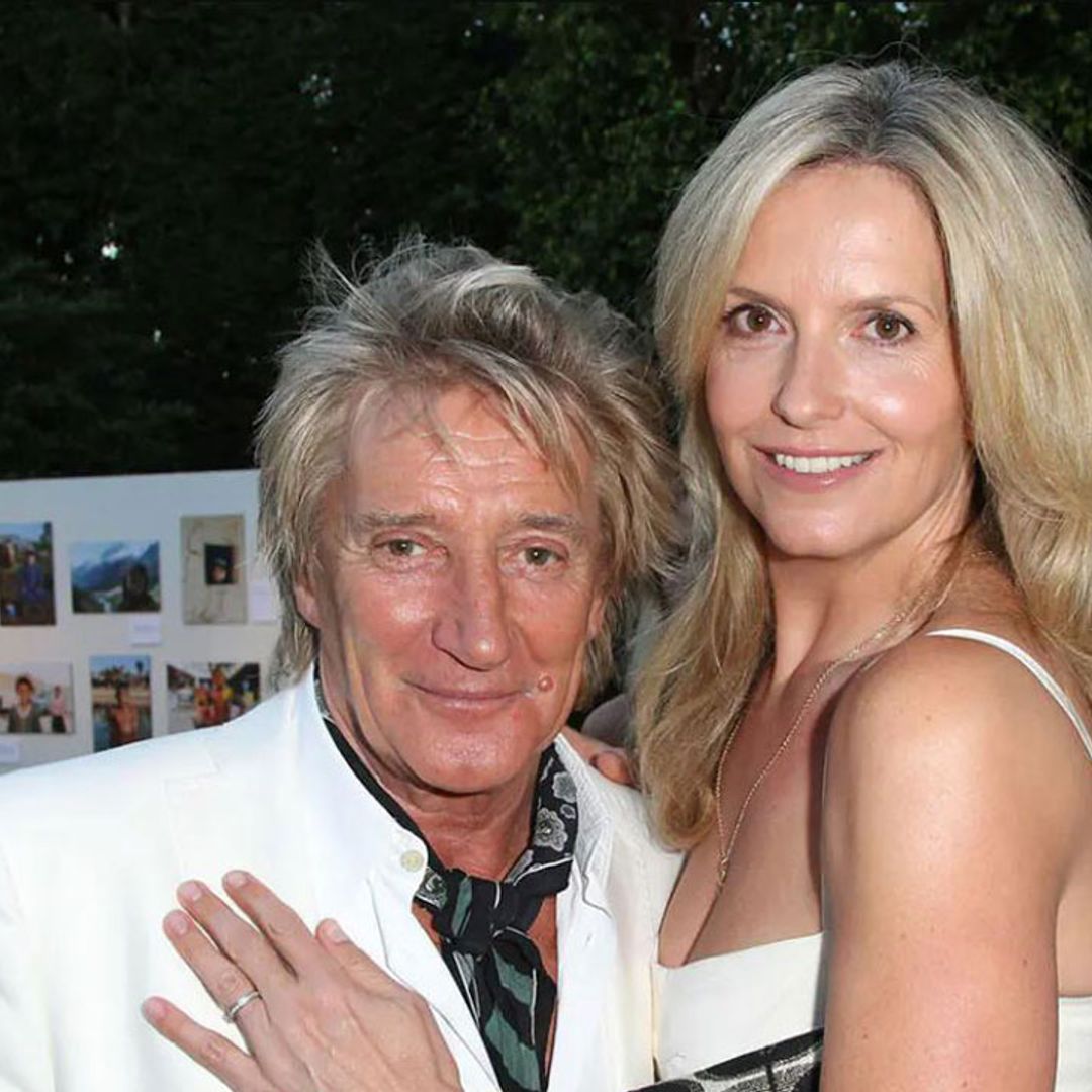 Penny Lancaster breaks down as she details menopause and husband Rod Stewart's role - watch