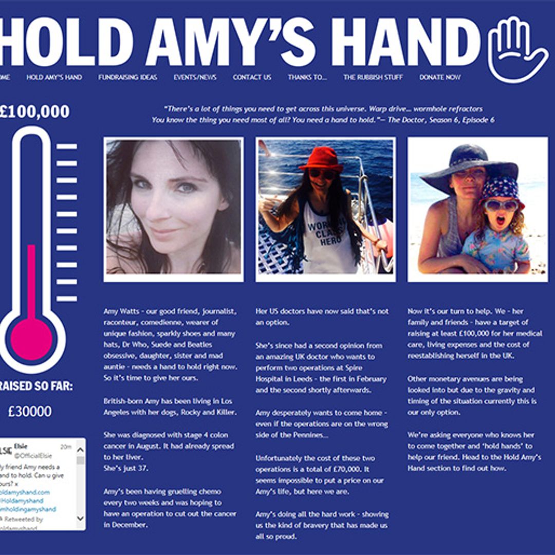 Simon Cowell backs campaign to help raise life-saving money for journalist Amy Watts