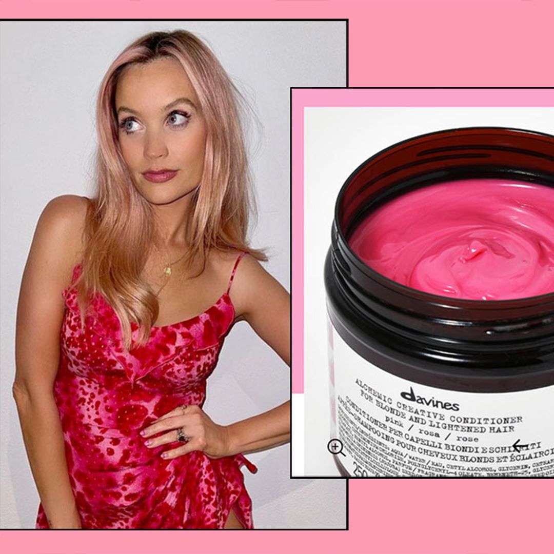 Laura Whitmore's pink hair on Love Island - this is the exact product she used