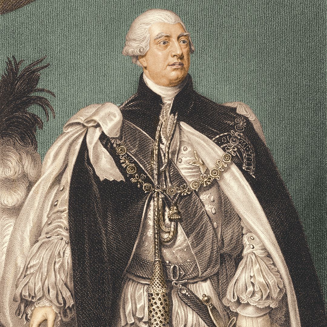 Engraving of King George III