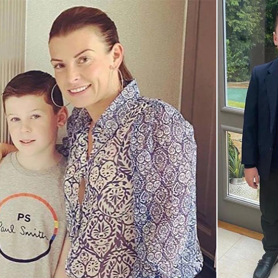 Coleen Rooney's son Kai looks so grown up in new school photos