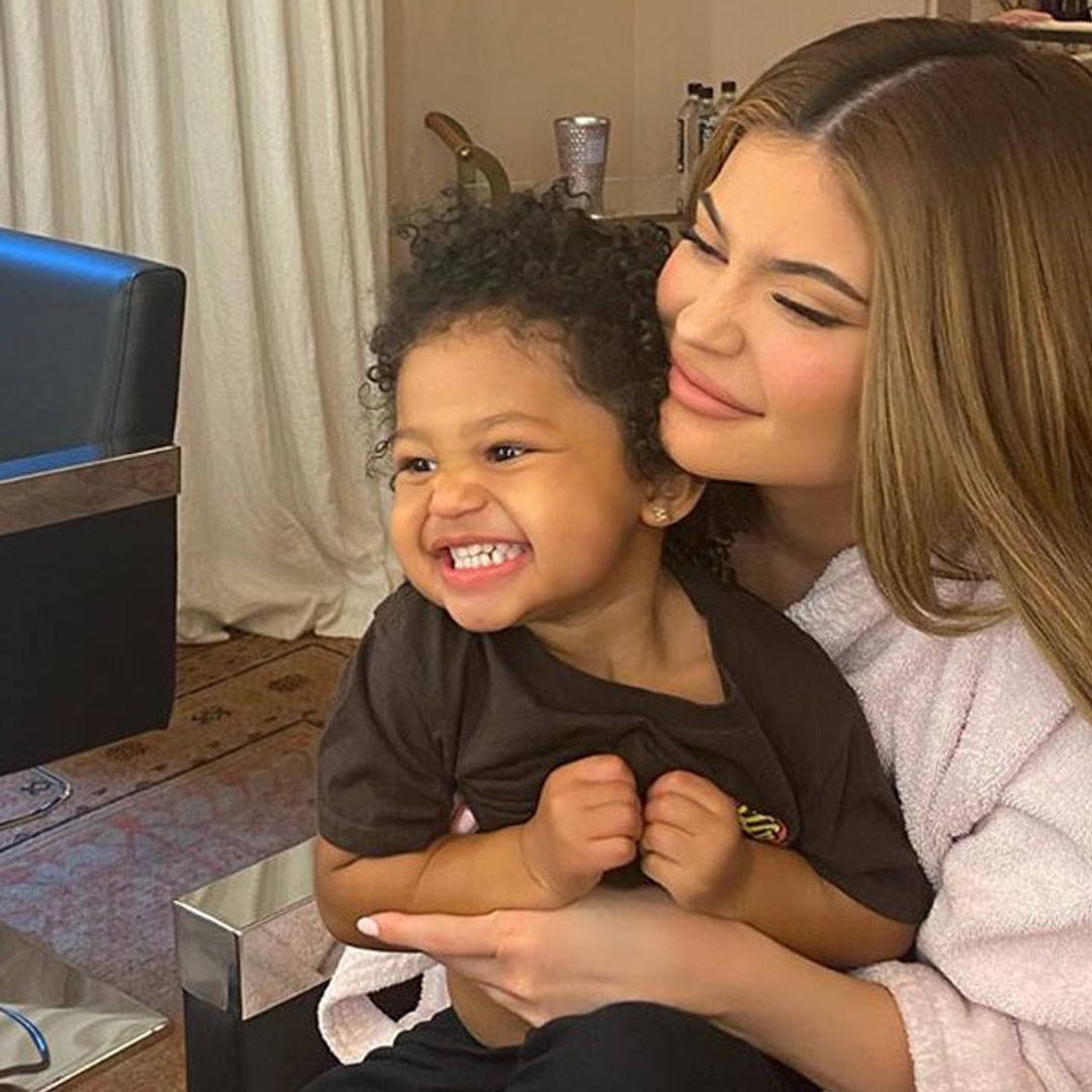 The sweet detail you missed in Kylie Jenner's video of daughter Stormi practising patience