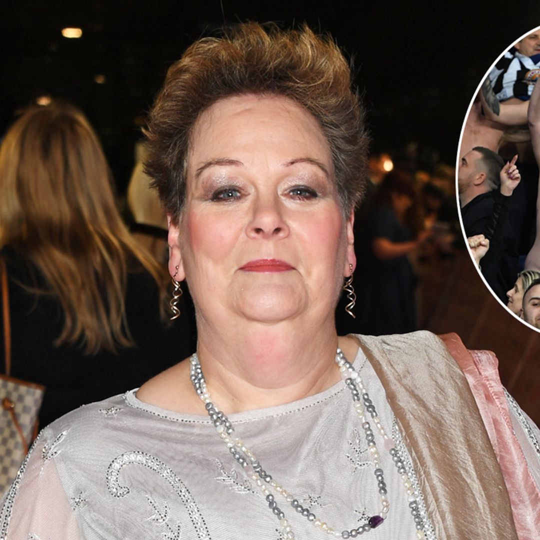 I'm a Celebrity's Anne Hegerty has hilarious response after being compared to topless football fan
