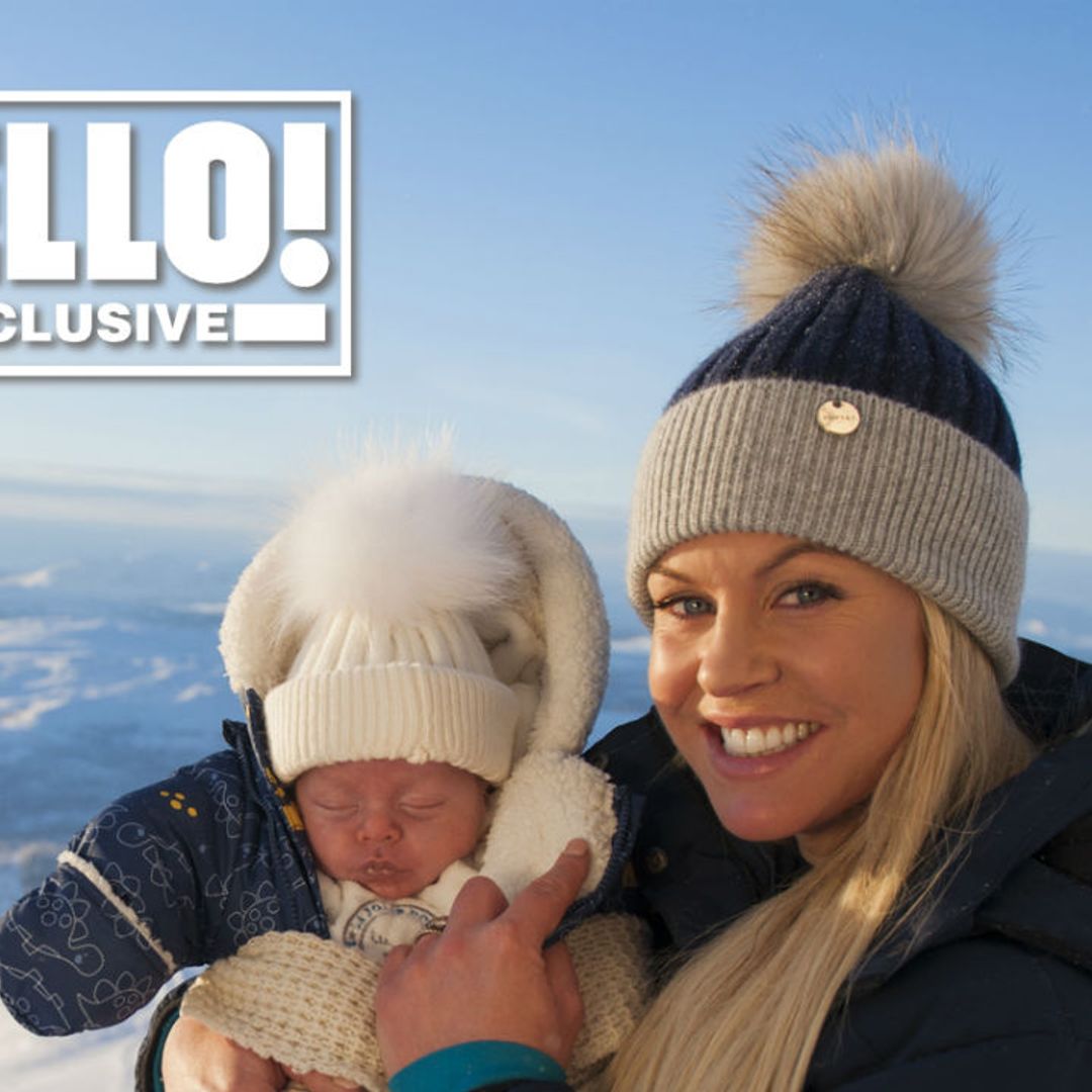 Exclusive: Former Dancing on Ice star Chemmy Alcott introduces baby son