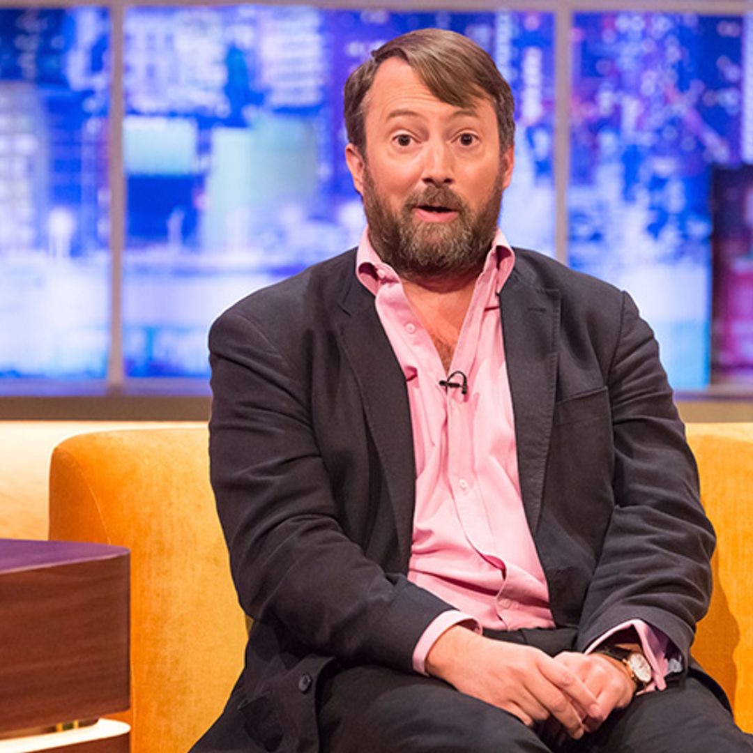 David Mitchell gives rare interview about being a dad