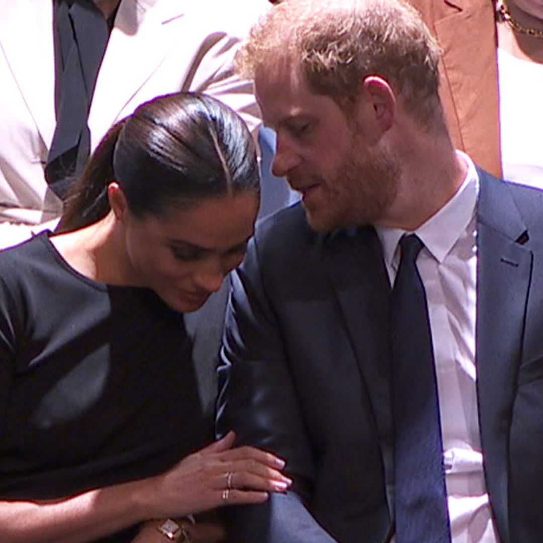 Protective Meghan Markle's 'maternal' gestures to Prince Harry during meaningful outing