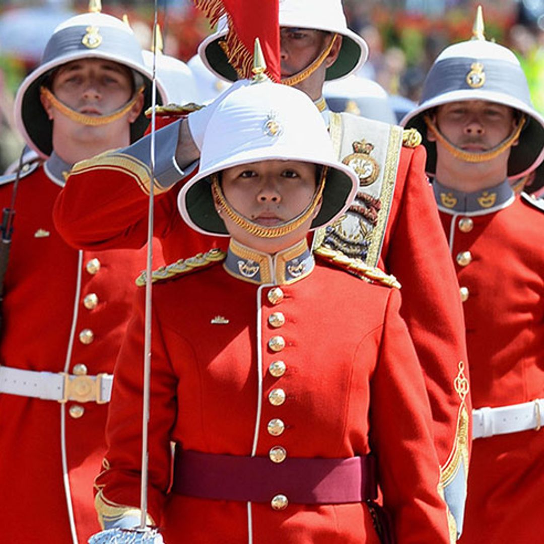 Canadian soldier becomes the first female infantry officer to command the Queen's guard