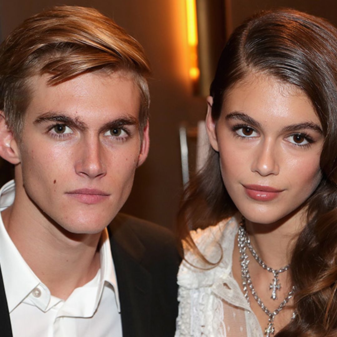 Cindy Crawford’s model kids Kaia and Presley look just like mum at awards ceremony