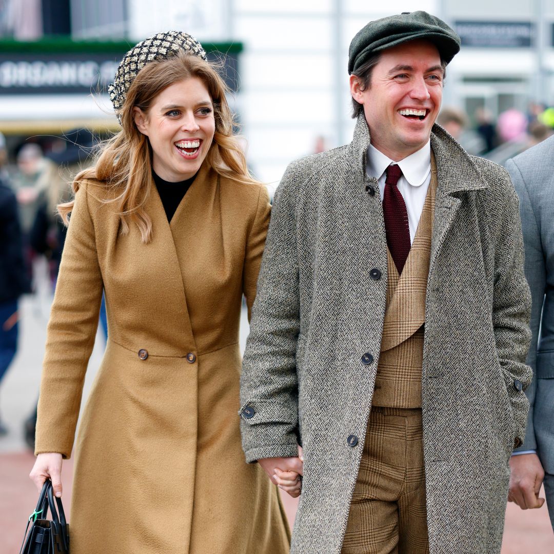 Princess Beatrice's husband unveils epic cinema room with never-ending sofa