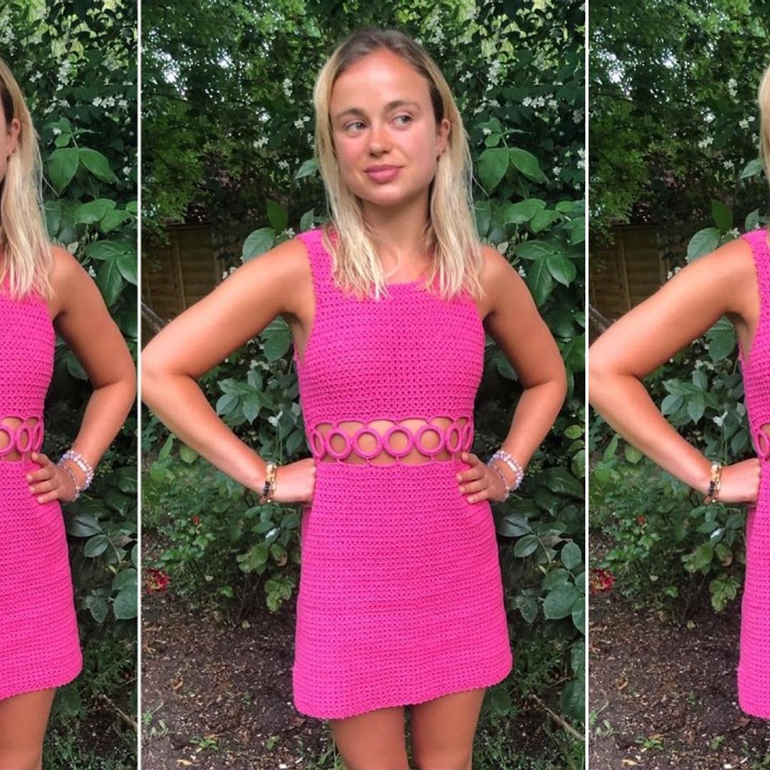 Modern royal Lady Amelia Windsor looks so gorgeous in this daring cut out mini dress