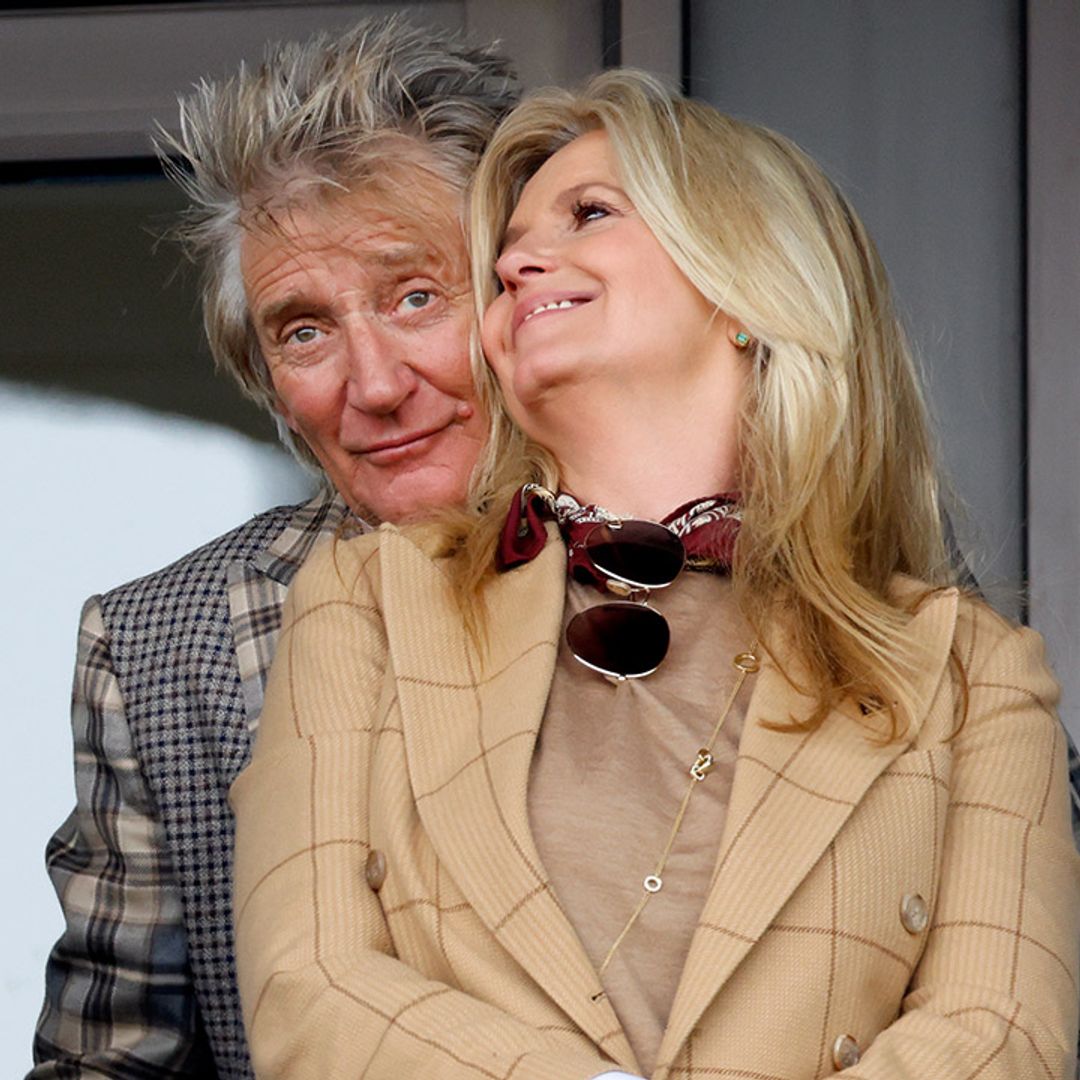 Rod Stewart and Penny Lancaster celebrate amazing news – and look at Penny's dress
