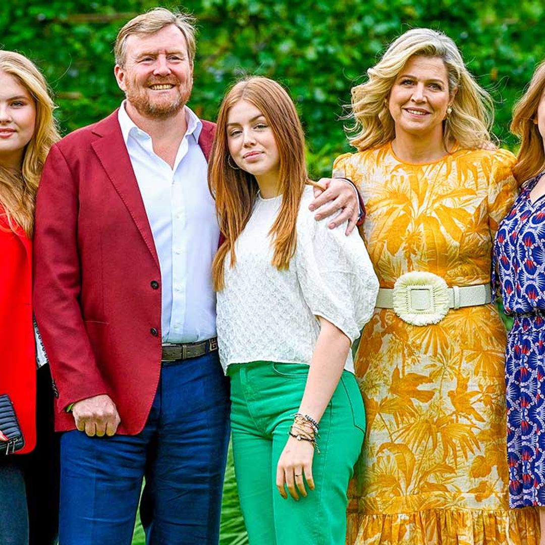 Queen Maxima wows in summer family photoshoot with daughters