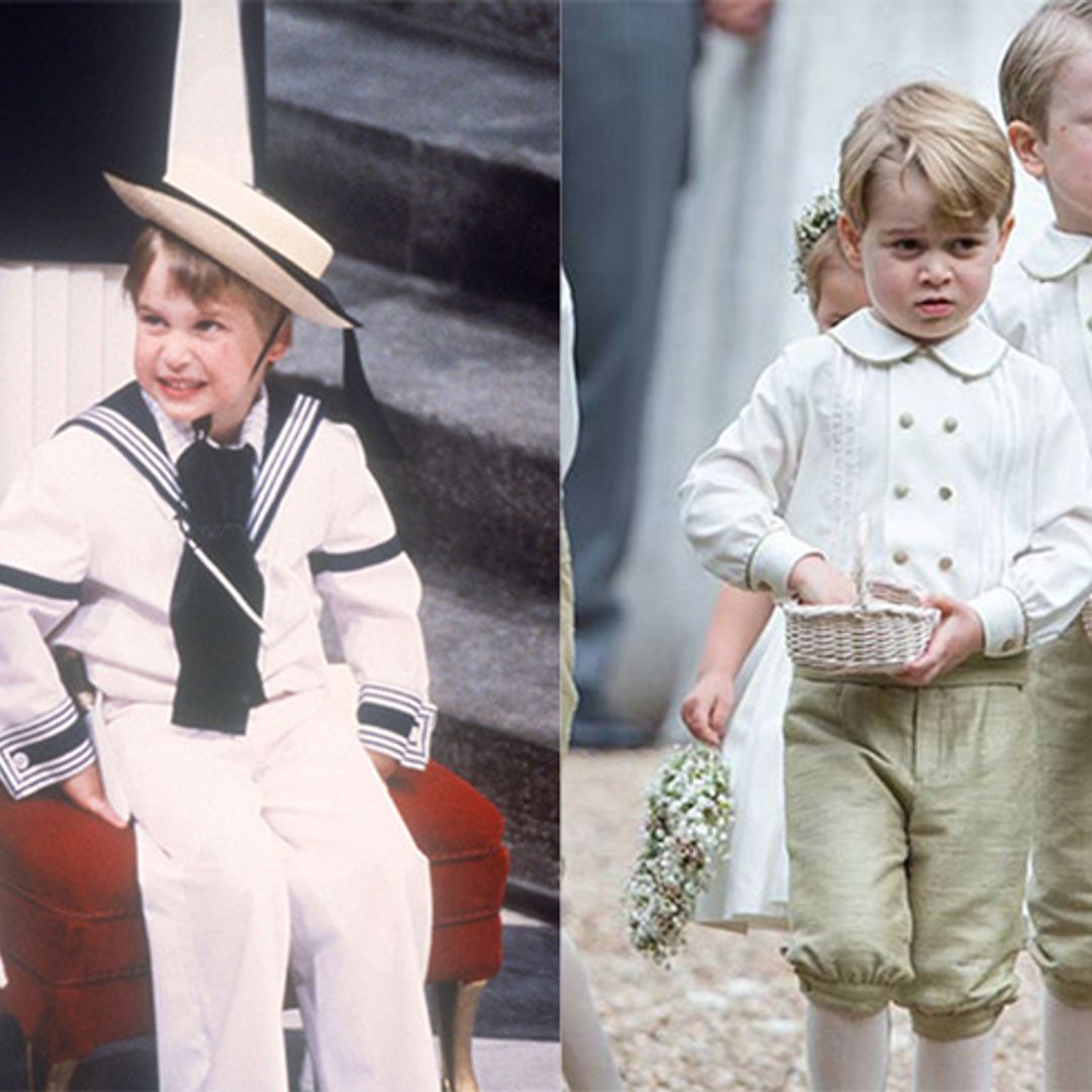 Prince George takes after dad William as the sweetest pageboy ever!
