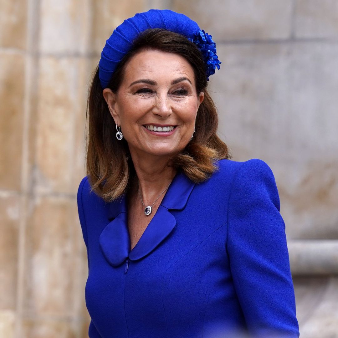 Carole Middleton wows in lace for surprise royal wedding appearance