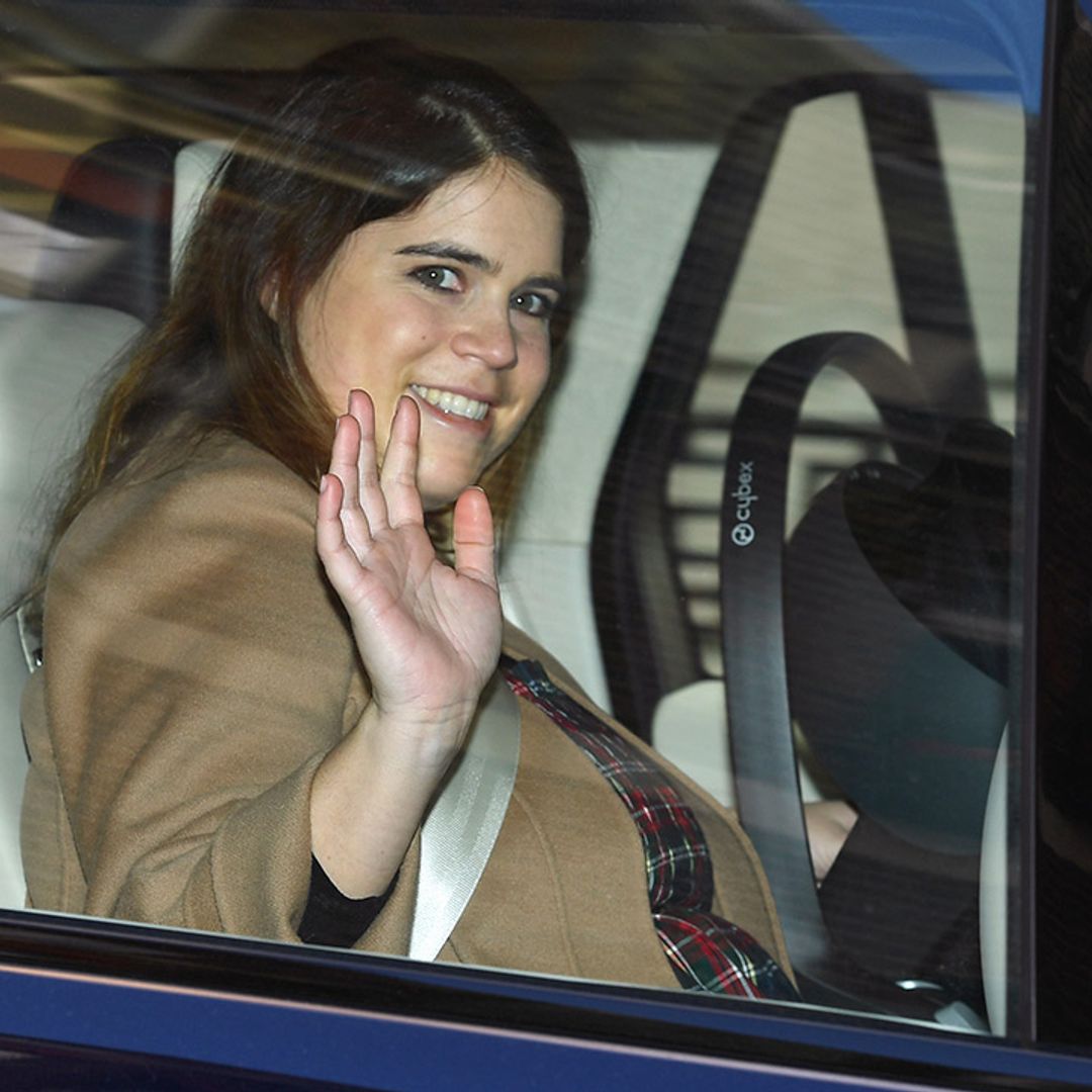 Princess Eugenie spotted leaving hospital with newborn baby boy