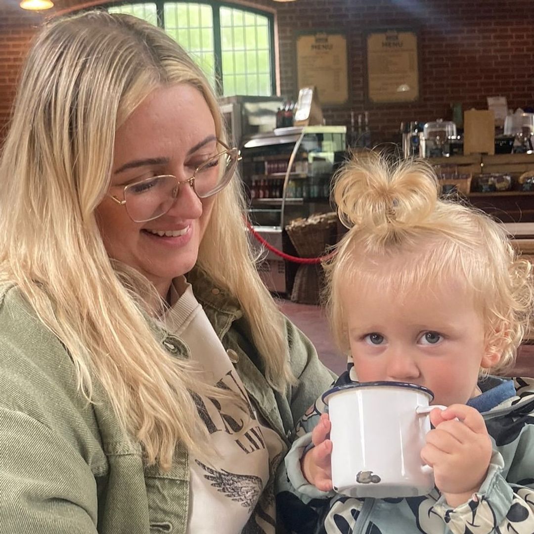 Gogglebox star Ellie Warner's son Ezra is her carbon copy - with matching topknot