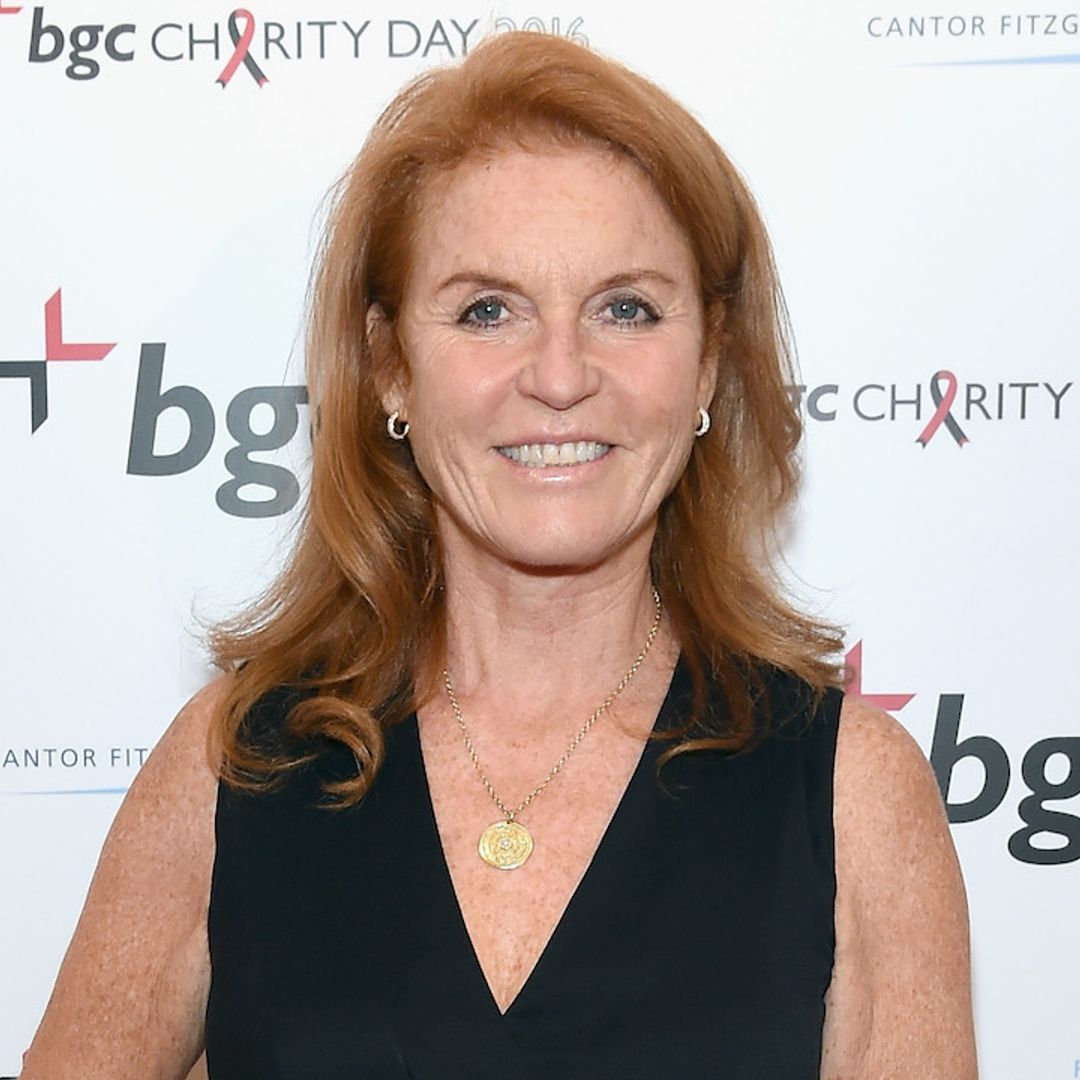 Sarah Ferguson wows in fitted black gown - with Duchess Meghan's favourite neckline
