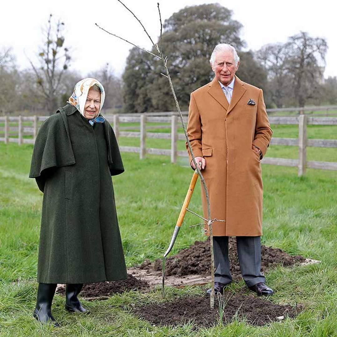 The Queen and Prince Charles pictured together to launch new project