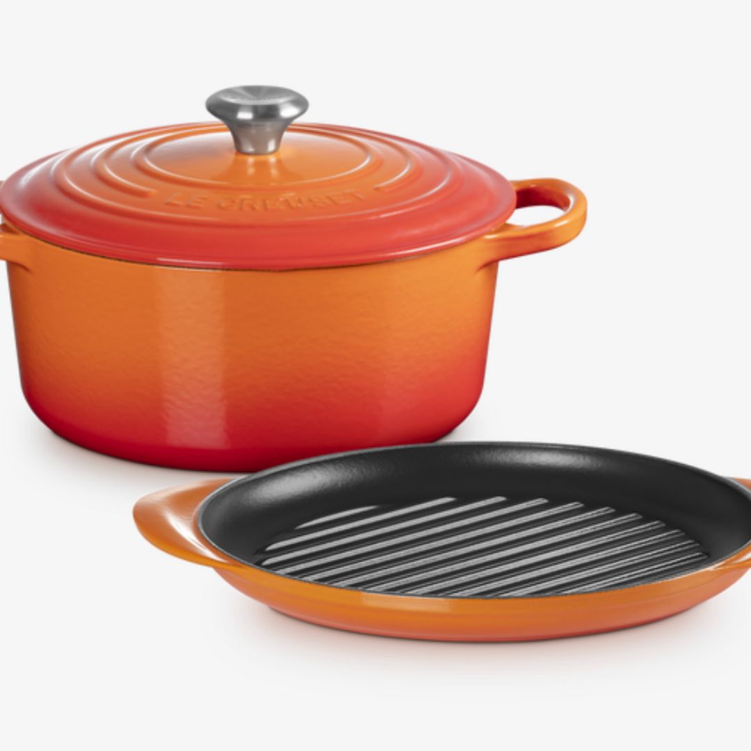 Le Creuset Cast Iron 2 piece Cookware Set