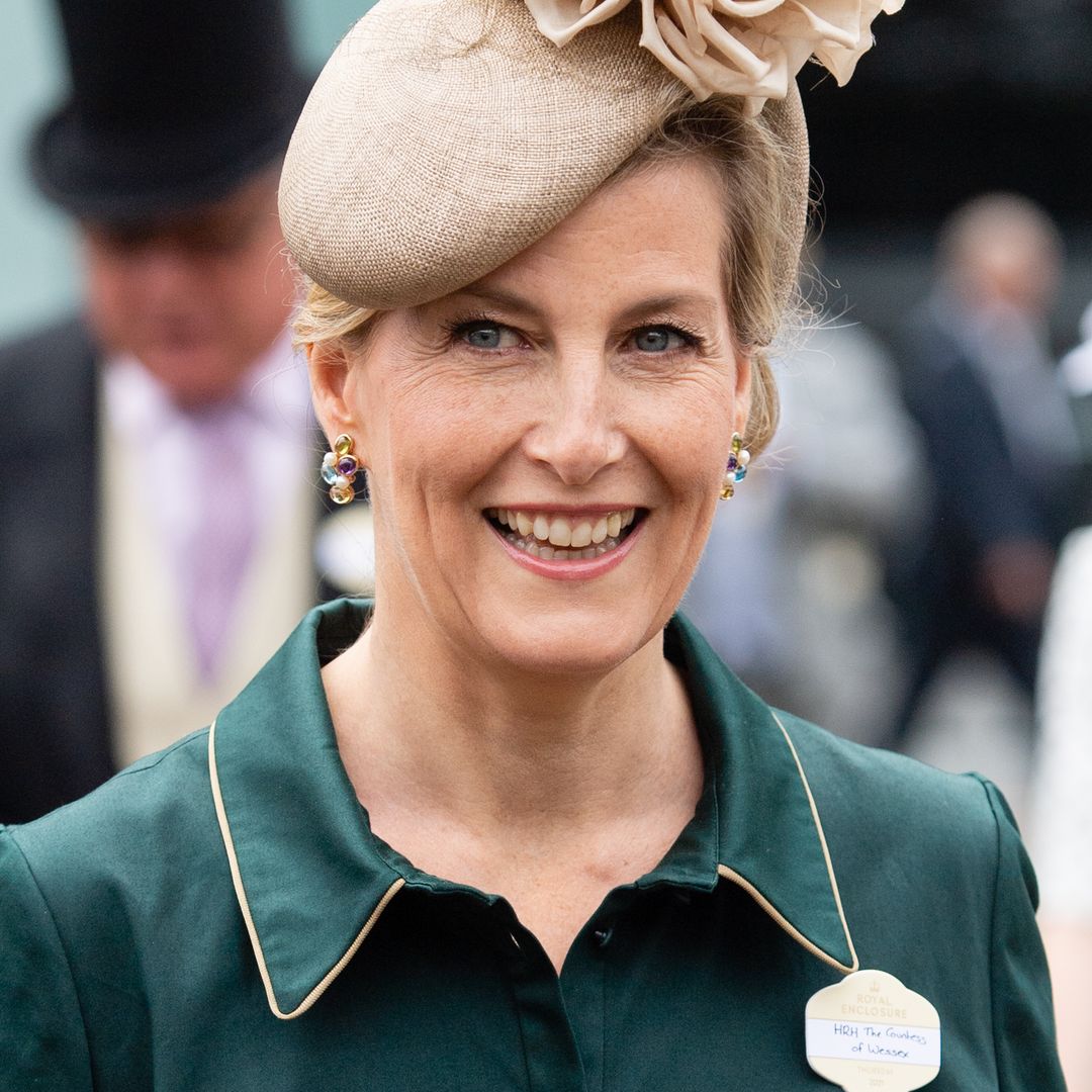 Duchess Sophie just wore her best colour yet in shoulder-baring dress ...