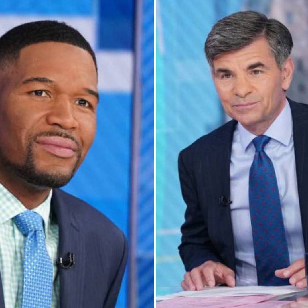 GMA co-hosts Michael Strahan and George Stephanopoulos unite to share concerns for seriously injured Jay Leno