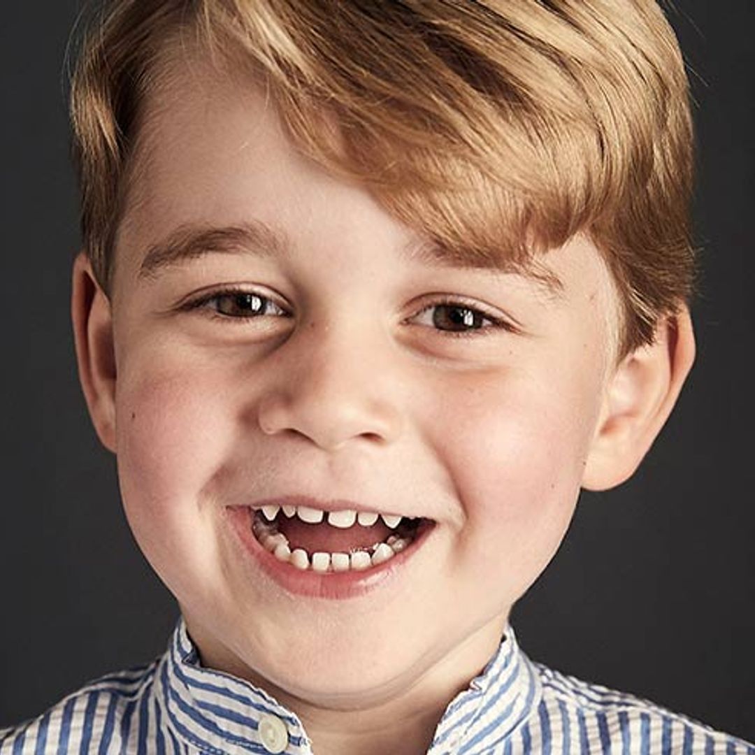 Prince George looks adorable in new portrait to celebrate his 4th birthday