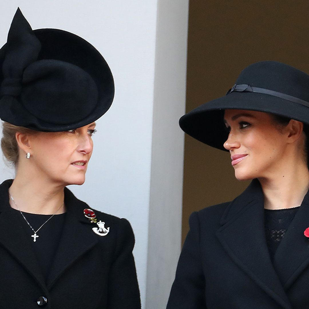 Why did Meghan Markle travel with Sophie Wessex and not Kate Middleton?