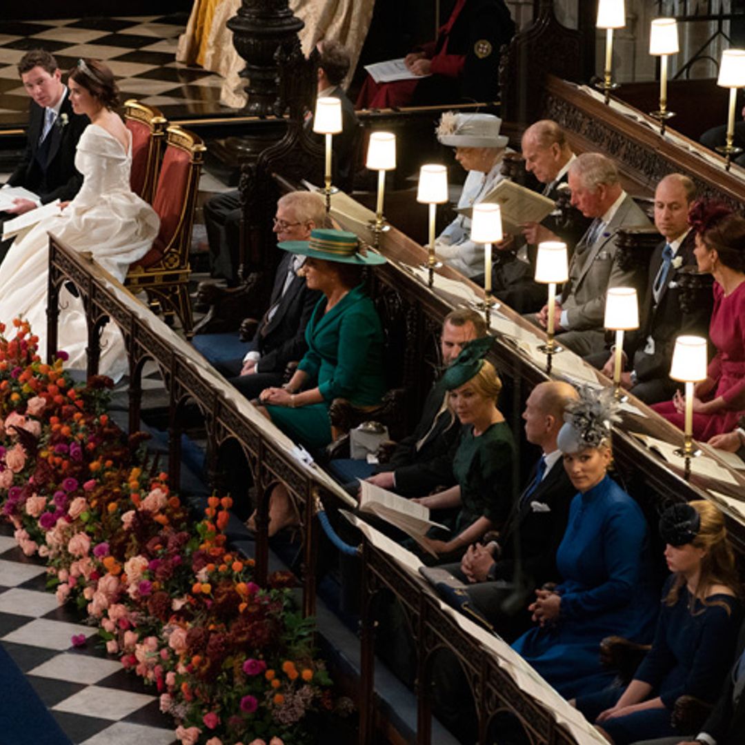 There was an empty seat at Princess Eugenie's royal wedding – find out why