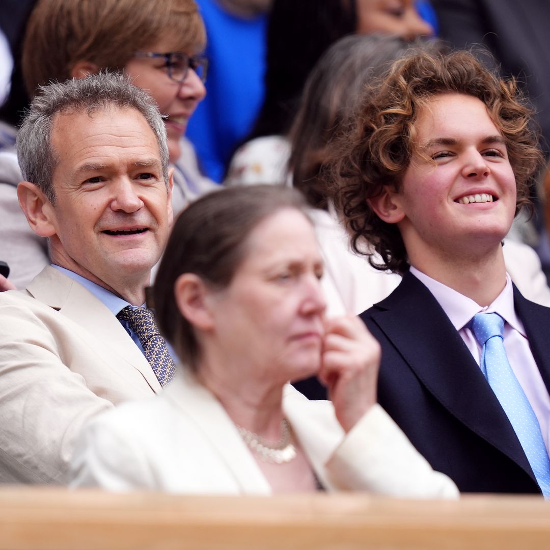 Pointless star Alexander Armstrong makes Wimbledon appearance with rarely-seen son Rex