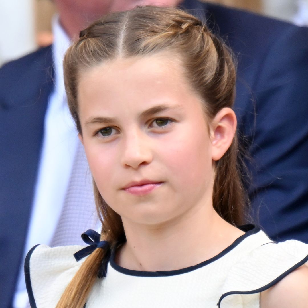 Princess Charlotte is so sweet with neatest Rapunzel hair