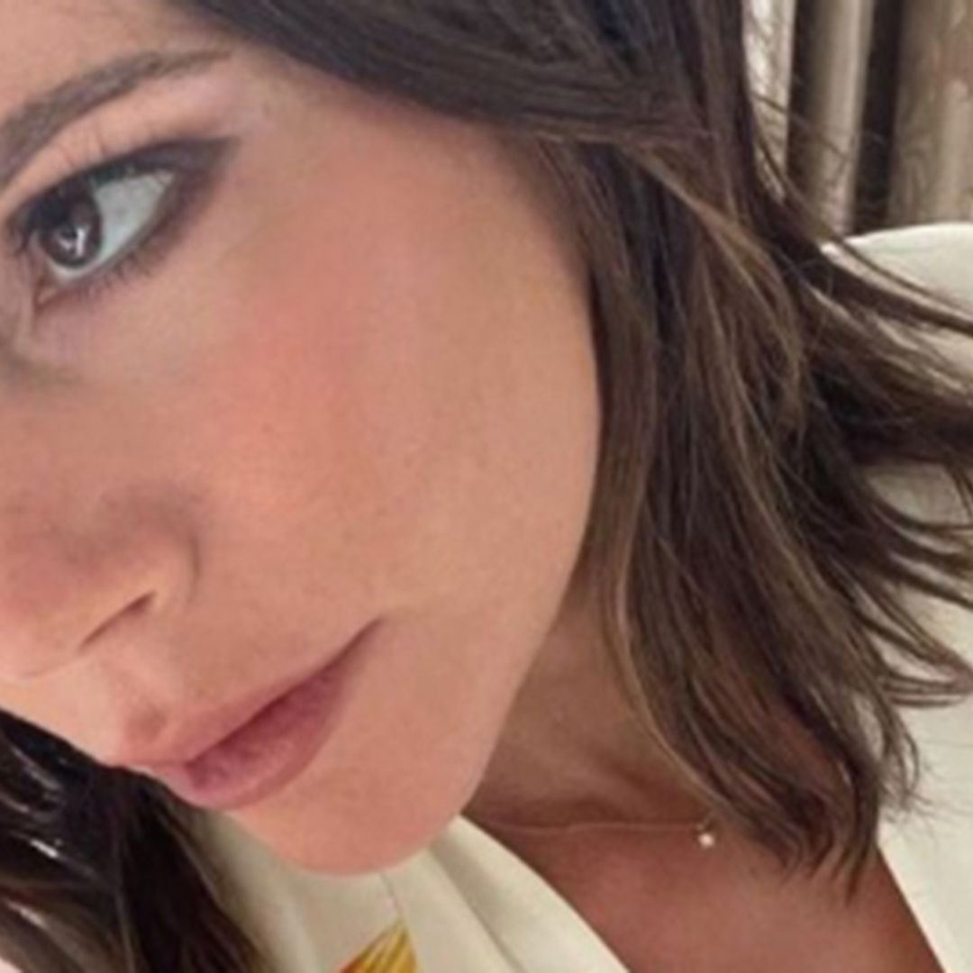 Victoria Beckham's unreal glitter knee-high boots have Instagram obsessed