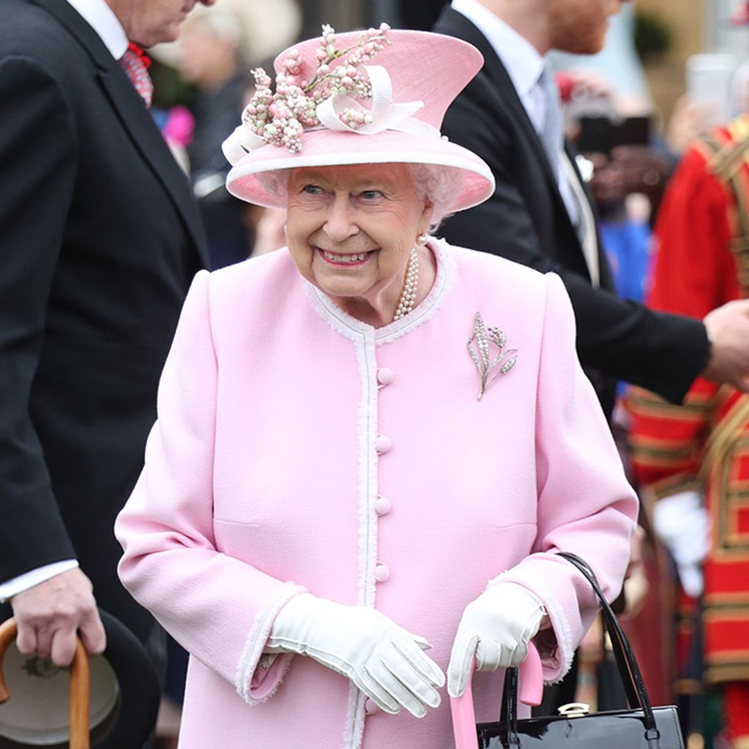 Watch the moment the Queen sweetly broke her own protocol at garden party