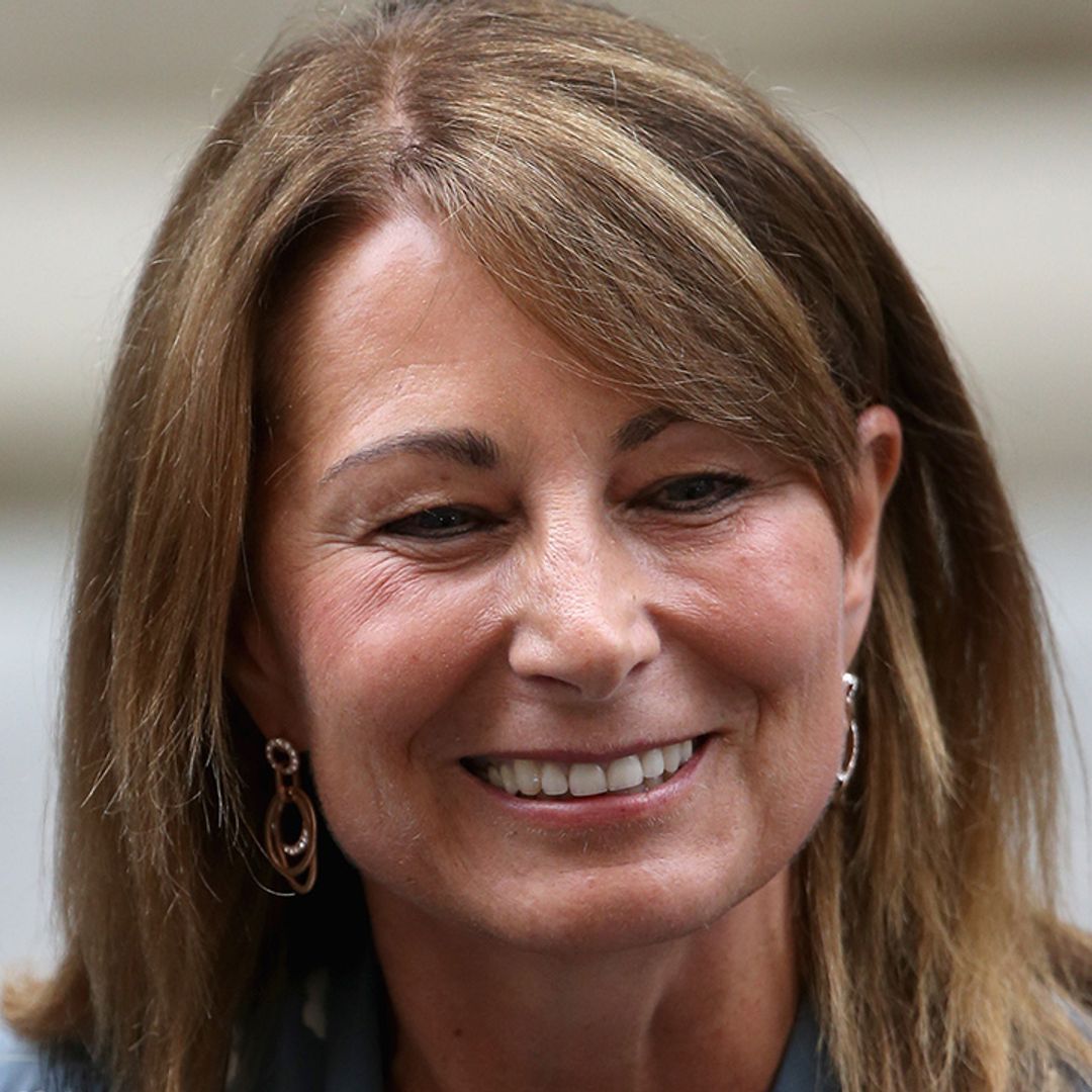 Carole Middleton looks angelic in silky blouse and unique jeans