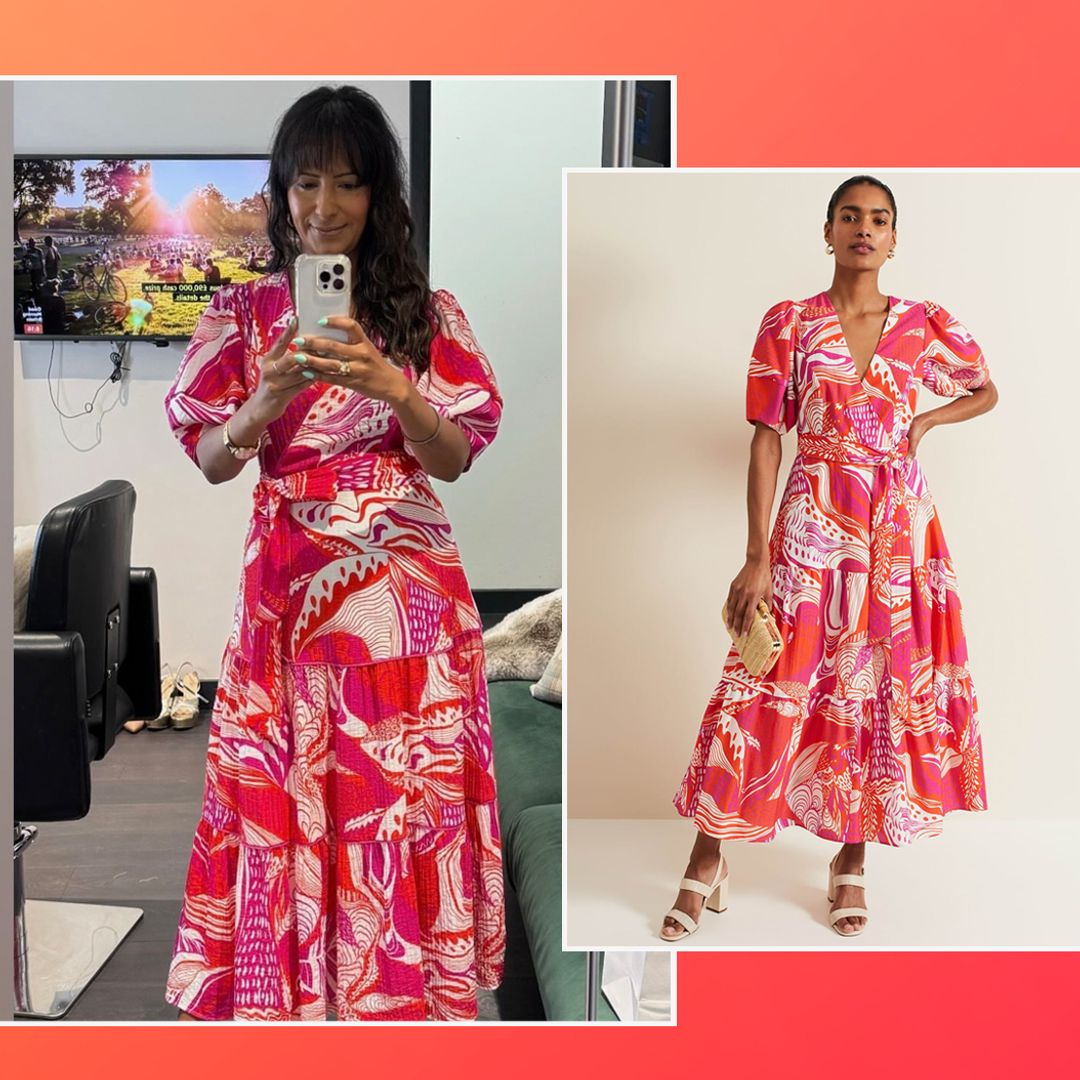 Ranvir Singh has found the most flattering printed wrap dress - and it's selling seriously fast