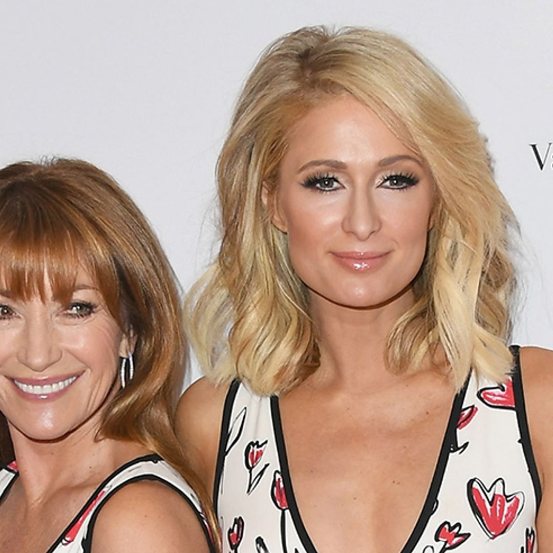 Style twins! Paris Hilton and Jane Seymour match outfits at Oscar de la Renta luncheon