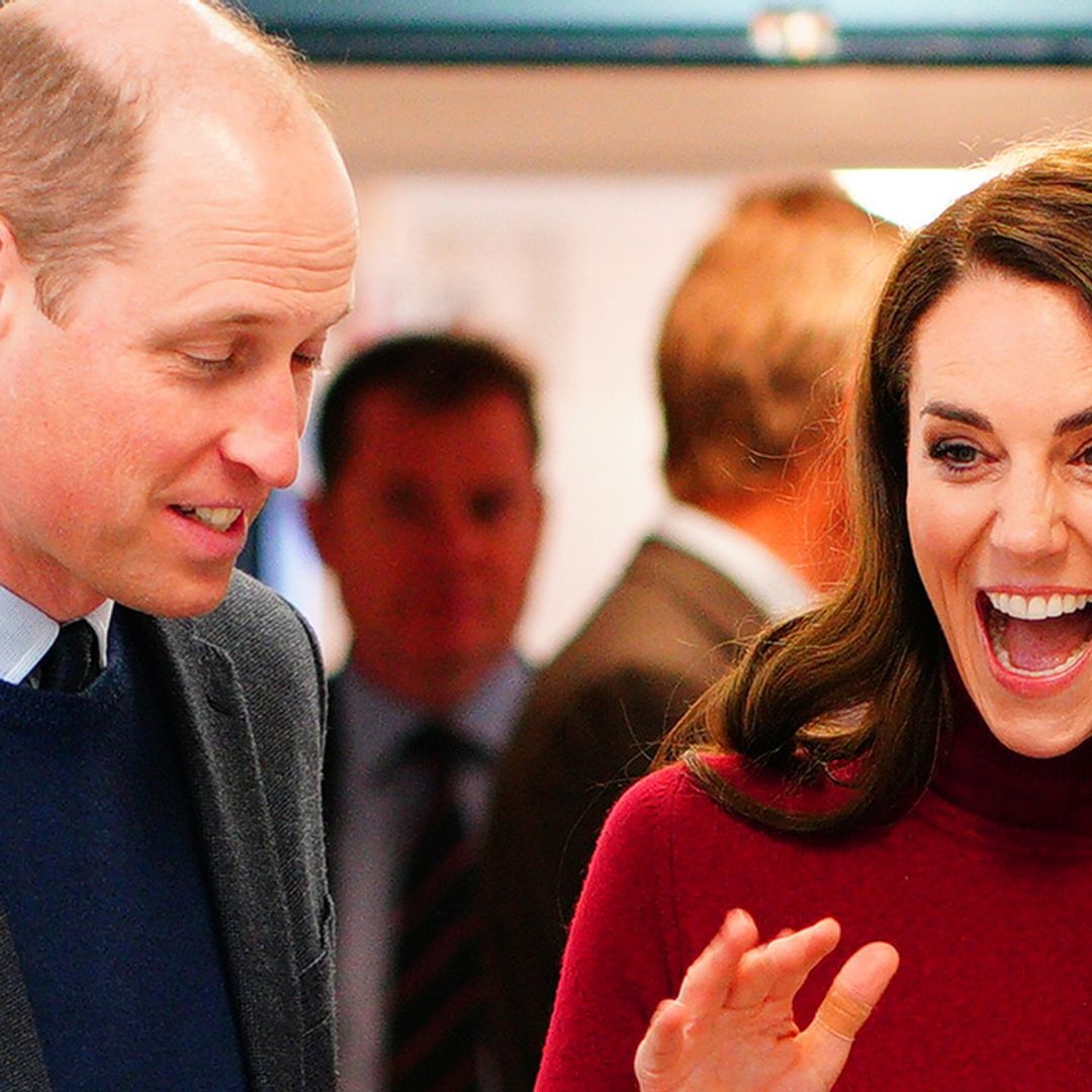 Princess Kate and Prince William are so in sync as they coo over sweet baby