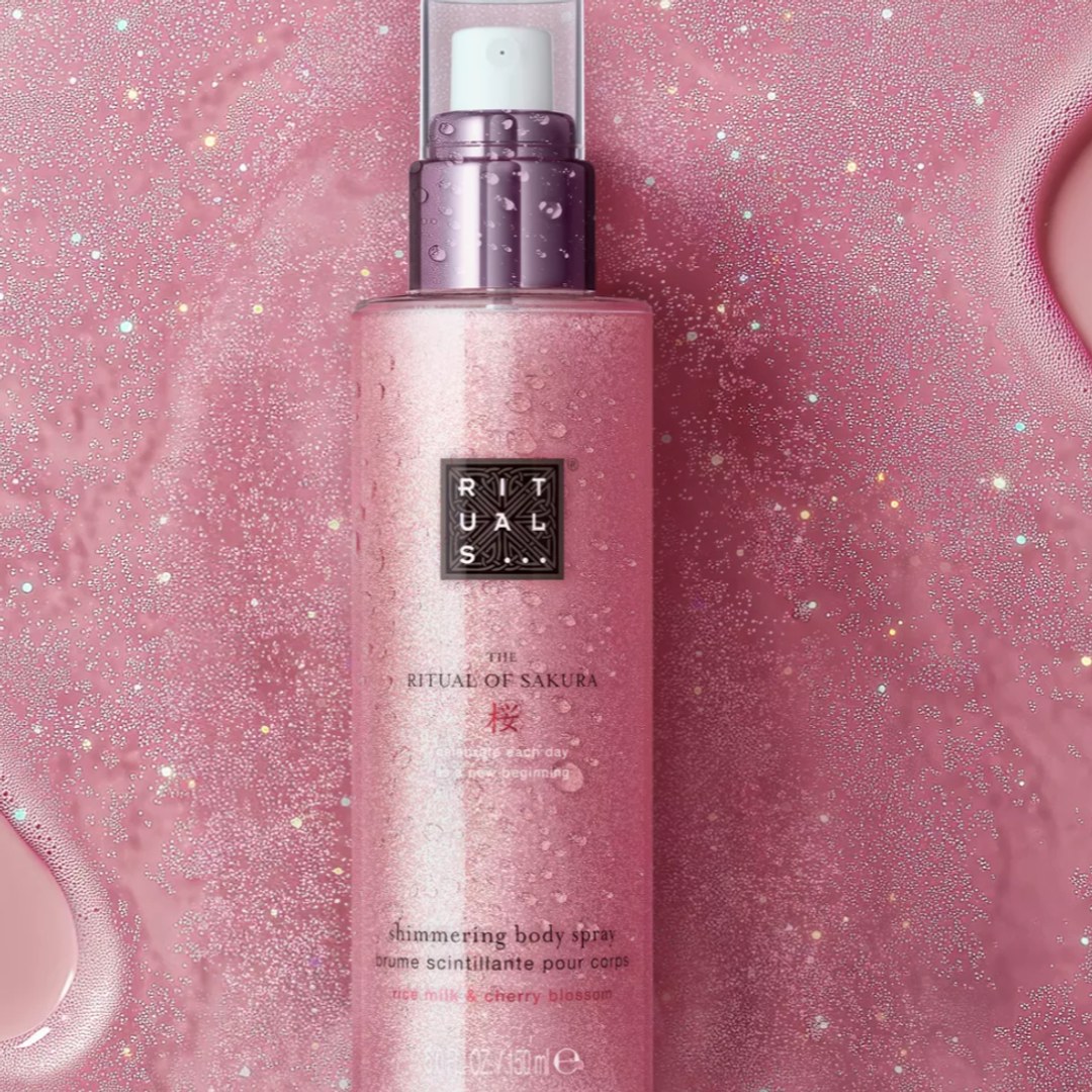 rituals shimmering body spray product